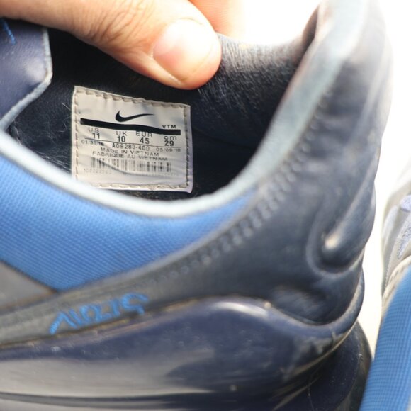 Nike Air Max 270 Premium Men\'s Size 11 Diffused Blue Leather Athletic Sneakers main image 9